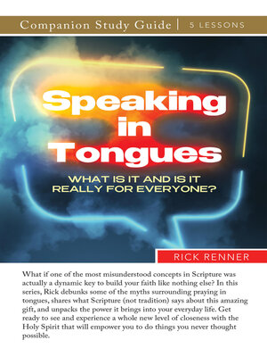 cover image of Speaking in Tongues Study Guide